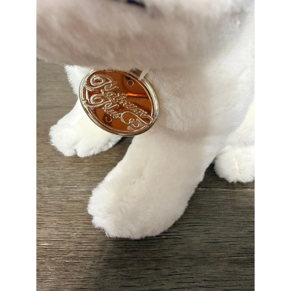 Platinum Pets White‎ & Brown Spotted Bulldog Plush